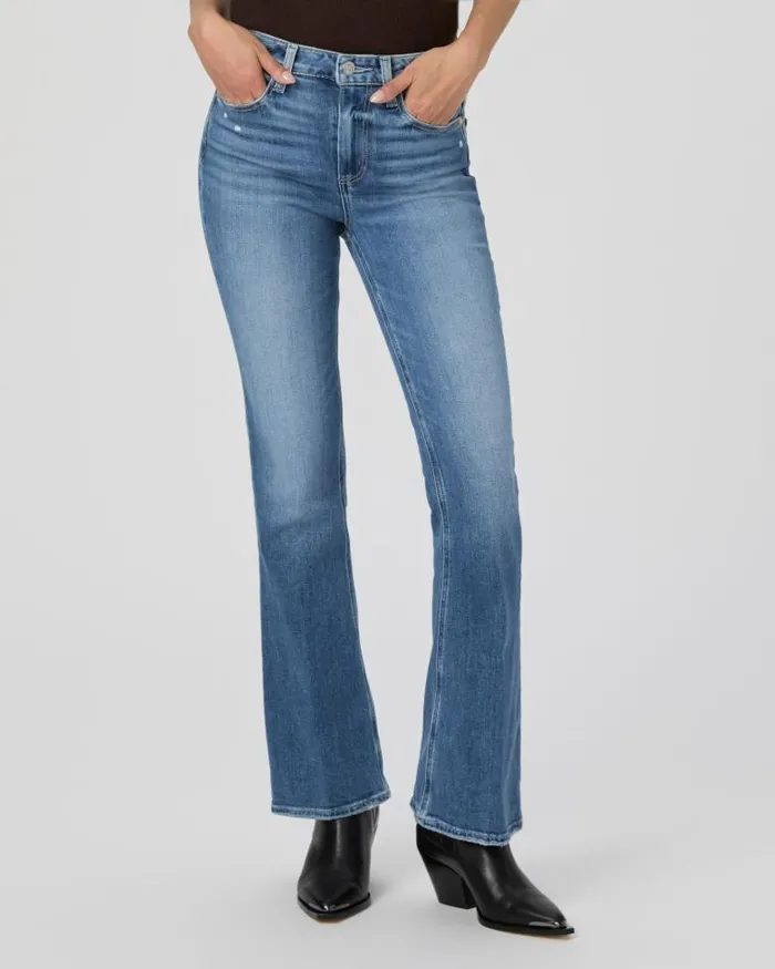 Denim Women PAIGE High Rise Laurel Canyon Petite Bootcut Jean 8211 Rock Show Distressed Denim Women PAIGE High Rise Laurel Canyon Petite Bootcut Jean 8211 Rock Show Distressed