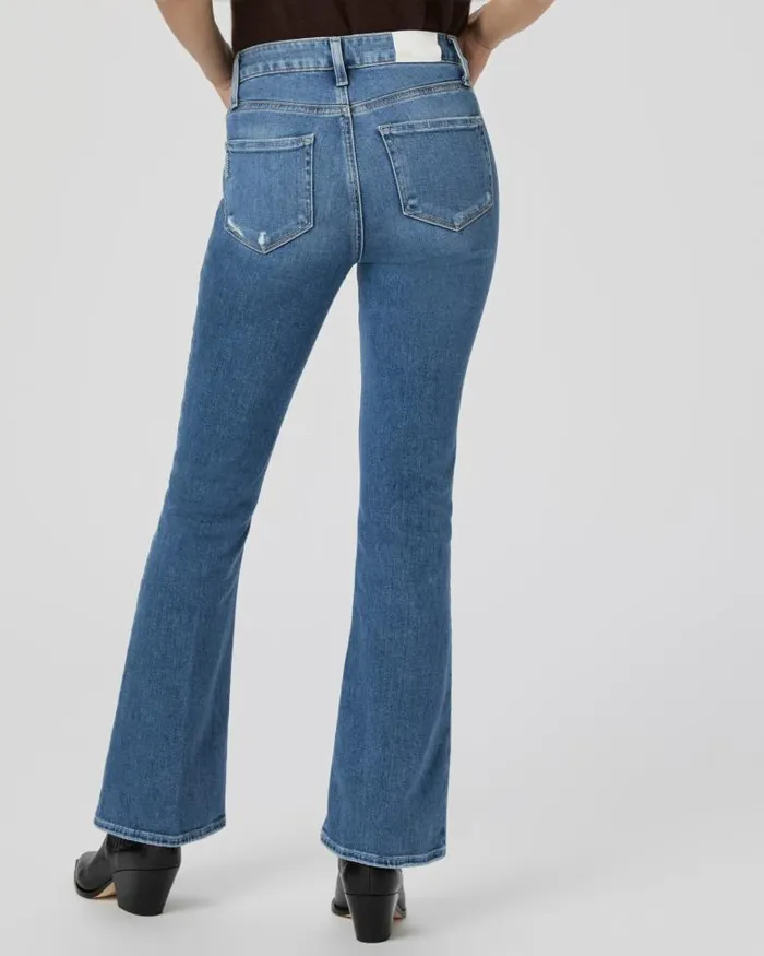 Denim Women PAIGE High Rise Laurel Canyon Petite Bootcut Jean 8211 Rock Show Distressed Denim Women PAIGE High Rise Laurel Canyon Petite Bootcut Jean 8211 Rock Show Distressed