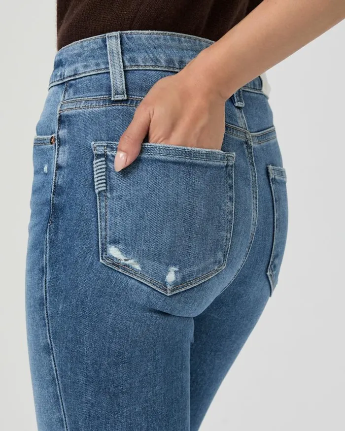 Denim Women PAIGE High Rise Laurel Canyon Petite Bootcut Jean 8211 Rock Show Distressed Denim Women PAIGE High Rise Laurel Canyon Petite Bootcut Jean 8211 Rock Show Distressed