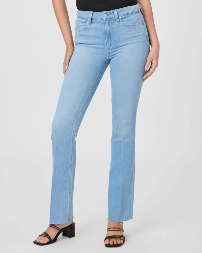 Denim Women PAIGE High Rise Manhattan 32 Inch Bootcut Jean 8211 Cote D Azur