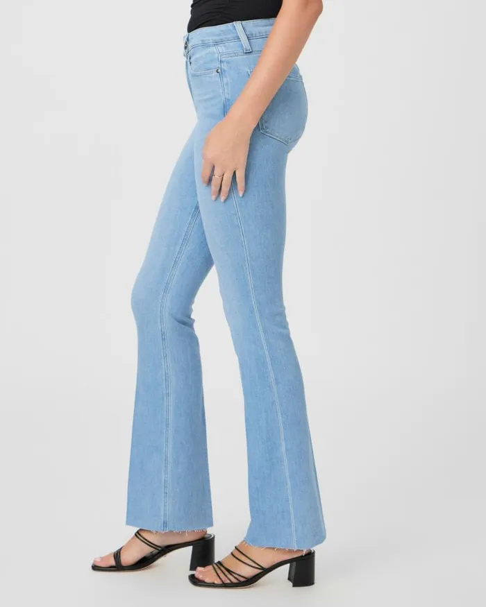 Denim Women PAIGE High Rise Manhattan 32 Inch Bootcut Jean 8211 Cote D Azur