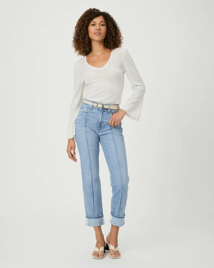 Denim Women PAIGE High Rise Noella Straight Jean 8211 Malo