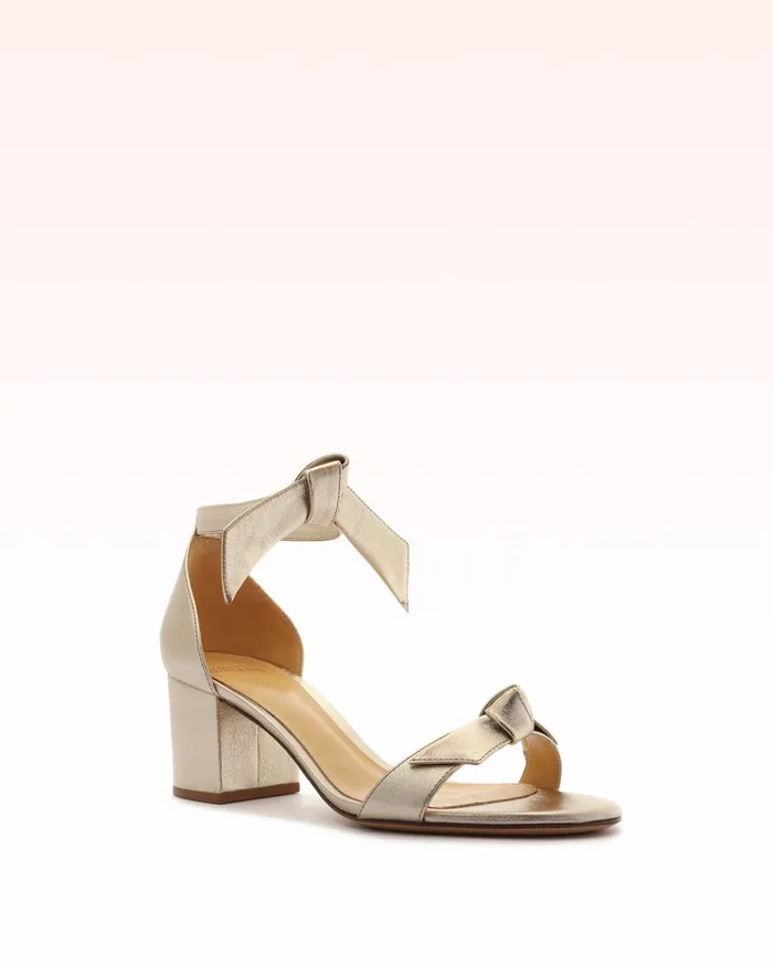 Designer Sandals For 8211 Alexandre Birman Clarita Block 60 Golden 8211 Gold Sandals Golden Women Alexandre Birman Sandals