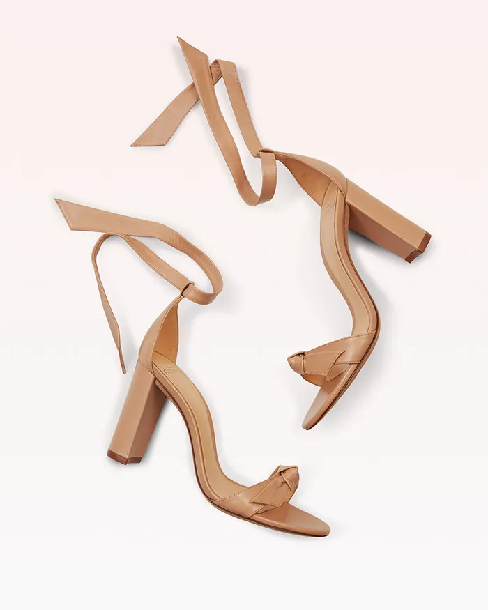 Designer Sandals For 8211 Alexandre Birman Clarita Block 90 Beige 8211 Nude Sandals Beige Women Alexandre Birman Sandals