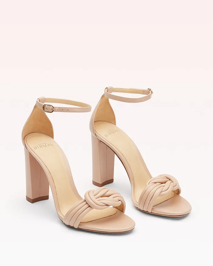 Designer Sandals For 8211 Alexandre Birman Vicky Block 90 Leather Sandal Light Sand Women Alexandre Birman Sandals