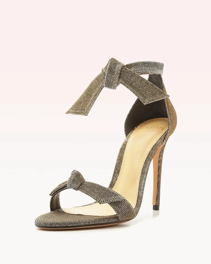 Designer Sandals For 8211 Clarita 100 Sandal In Stellar Notturno Fabric Alexandre Birman Stellar Women Alexandre Birman Sandals