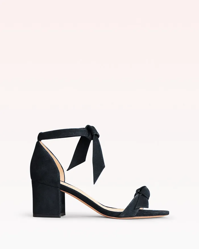 Designer Sandals For 8211 Clarita Bow Tie Block Heel Sandal In Suede Alexandre Birman Black Women Alexandre Birman Sandals Designer Sandals For 8211 Clarita Bow Tie Block Heel Sandal In Suede Alexandre Birman Black Women Alexandre Birman Sandals