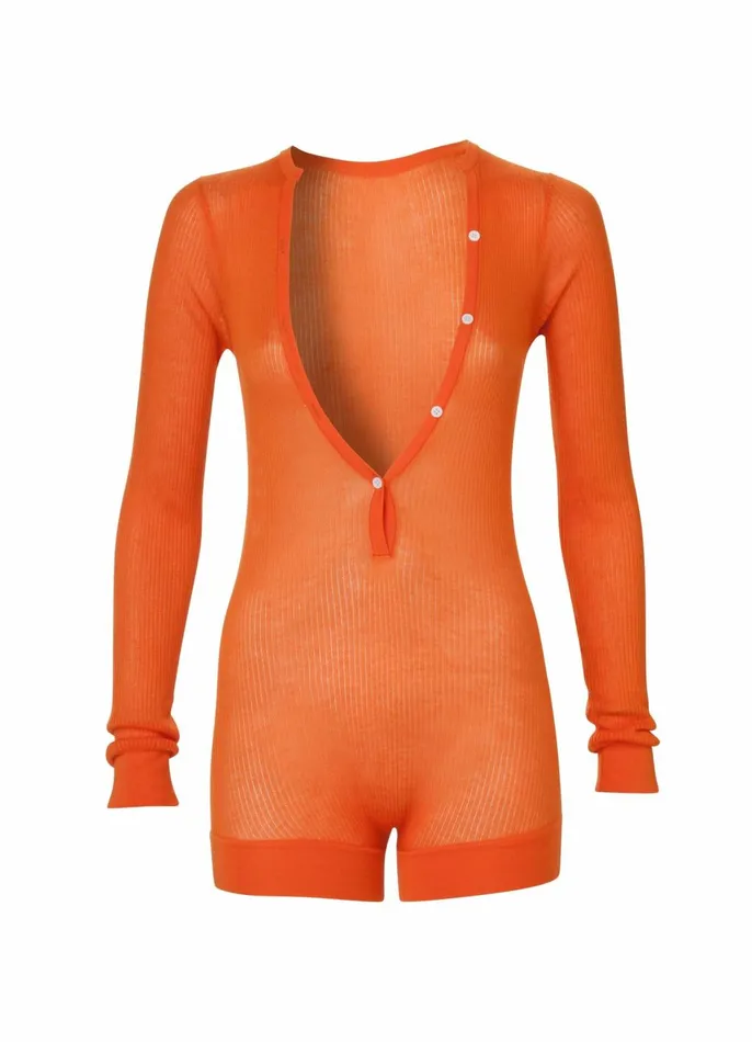 DODO BAR OR Bodysuits Lubi Bodysuit Orange 8211 Women DODO BAR OR Bodysuits Lubi Bodysuit Orange 8211 Women