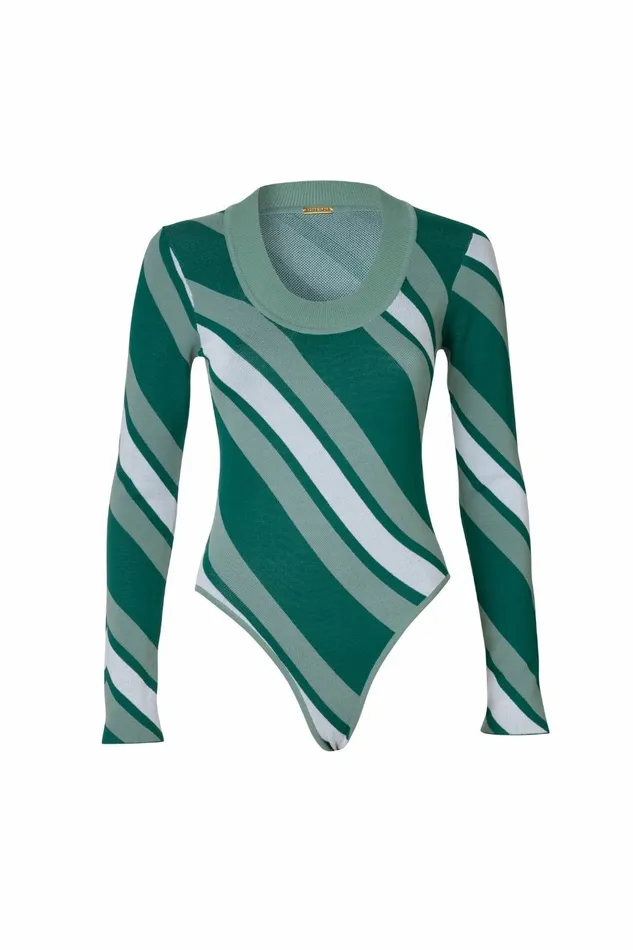 DODO BAR OR Bodysuits Summer Bodysuit Green Combo 8211 Women