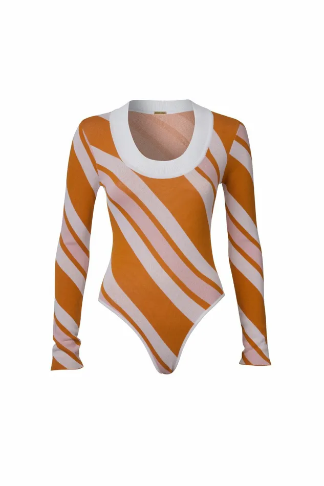 DODO BAR OR Bodysuits Summer Bodysuit Orange Pink 8211 Women