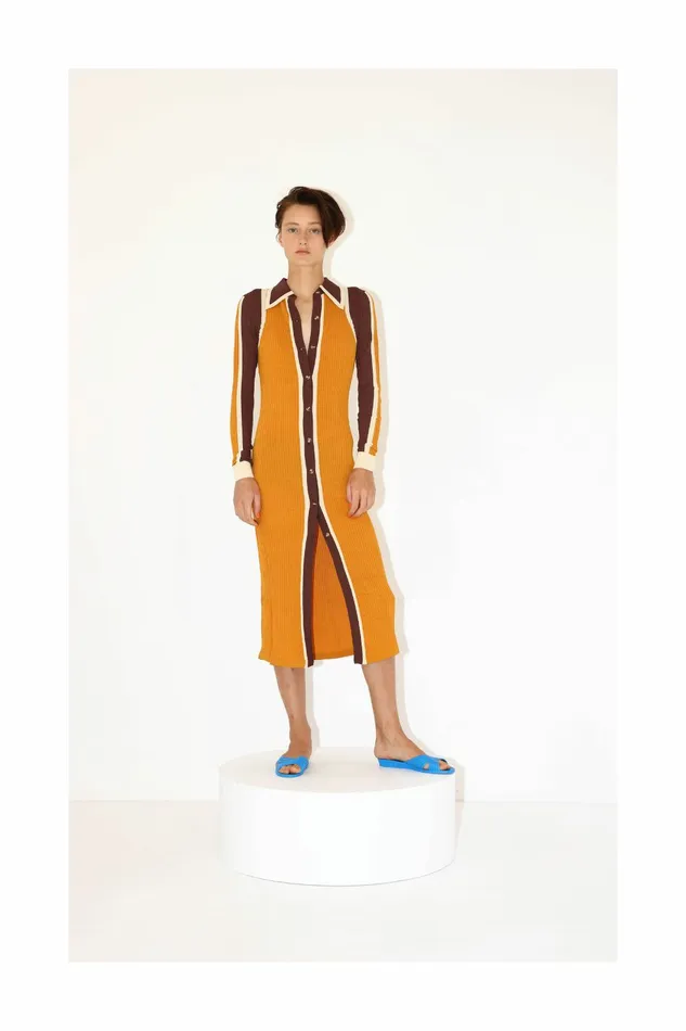 DODO BAR OR Dresses Kelly Dress Brown Orange Combo 8211 Women