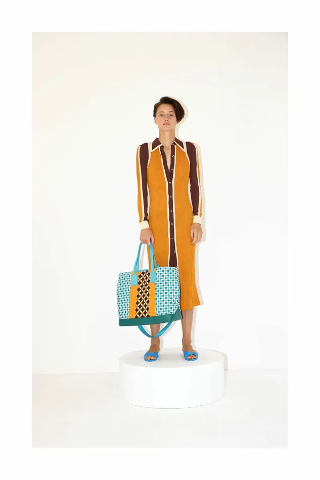 DODO BAR OR Dresses Kelly Dress Brown Orange Combo 8211 Women