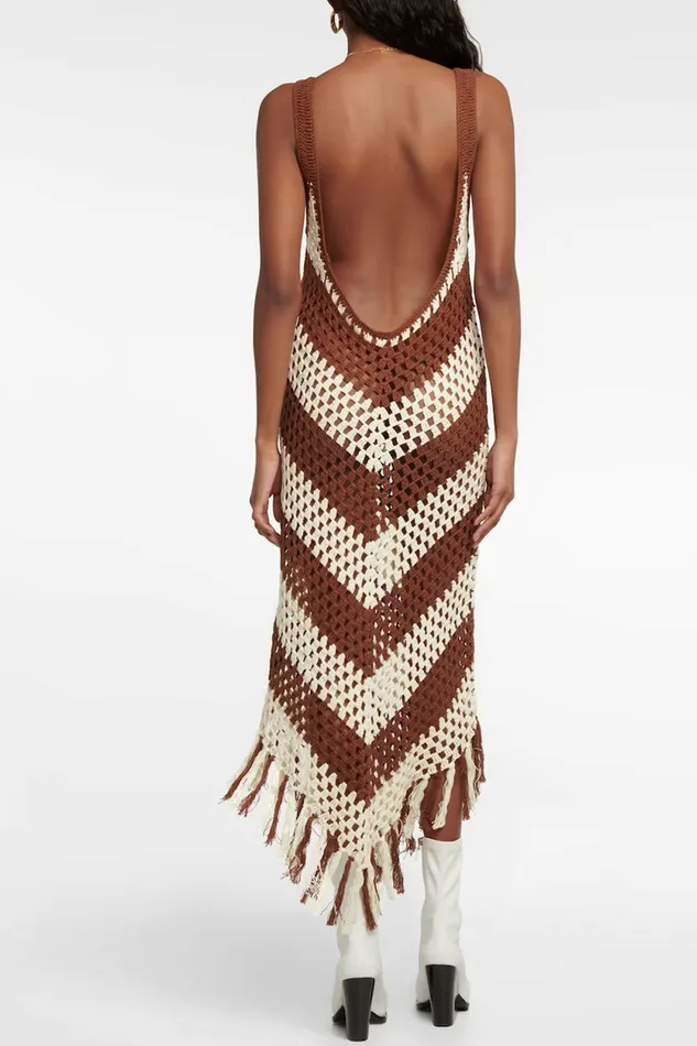 DODO BAR OR Dresses Mellor Dress Brown Cream 8211 Women
