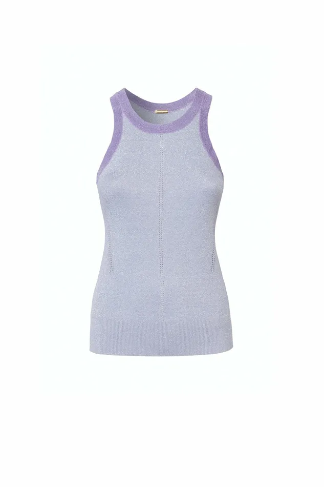 DODO BAR OR Knitwear DITA TOP Silver And Purple 8211 Women