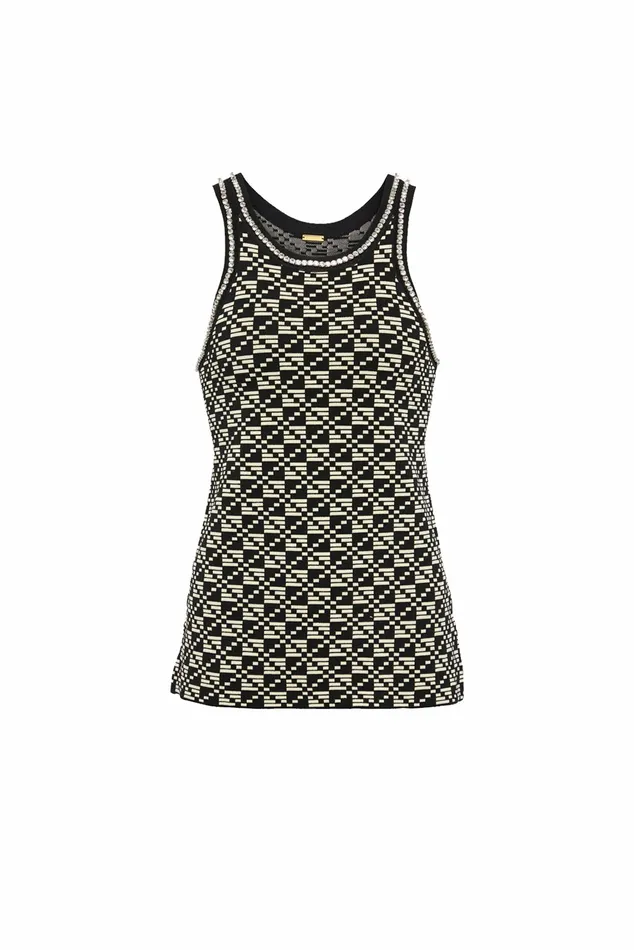 DODO BAR OR Knitwear Ena Top Black Cream 8211 Women