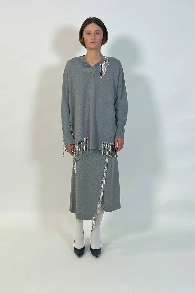 DODO BAR OR Knitwear Freddie Skirt Gray 8211 Women