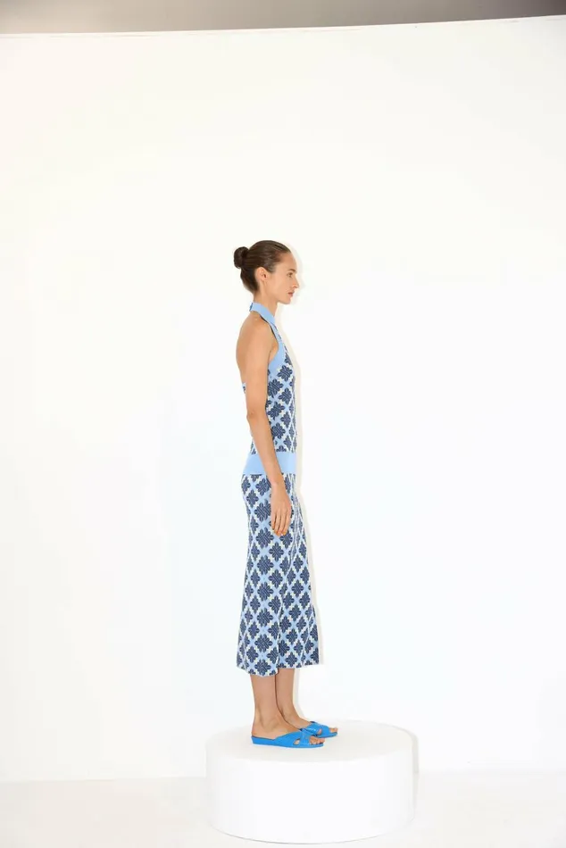 DODO BAR OR Knitwear Lily Top Blue Combo 8211 Women DODO BAR OR Knitwear Lily Top Blue Combo 8211 Women