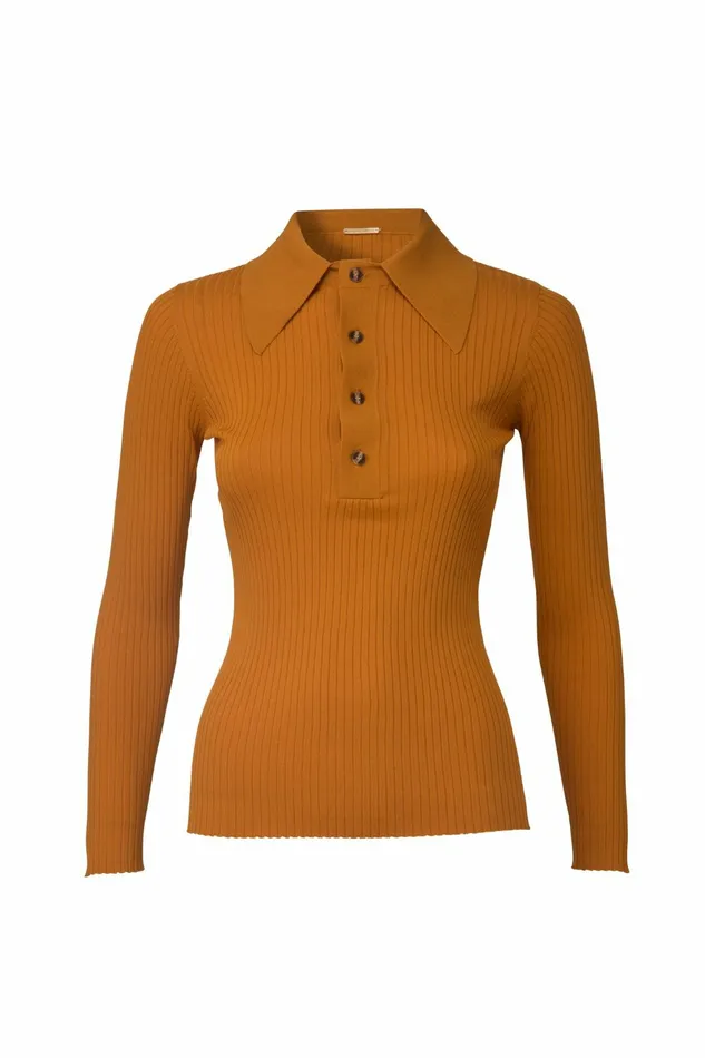 DODO BAR OR Knitwear Monie Knit Shirt Orange 8211 Women