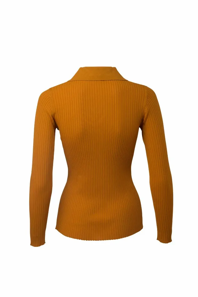 DODO BAR OR Knitwear Monie Knit Shirt Orange 8211 Women