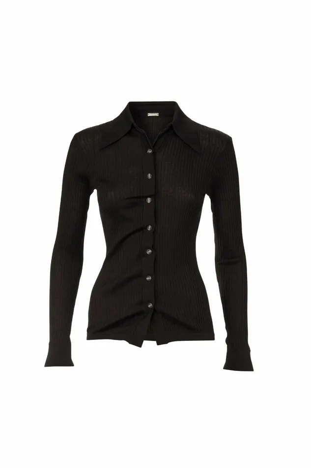 DODO BAR OR Knitwear Paya V Knit Shirt Black 8211 Women