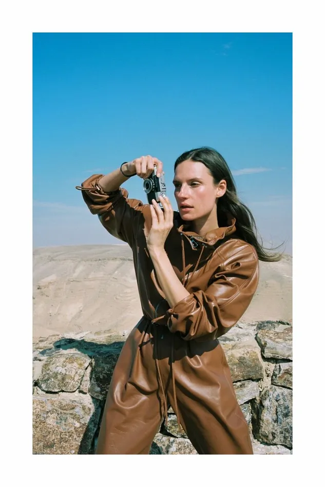 DODO BAR OR Leather Piki A Jumpsuit Tobacco 8211 Women