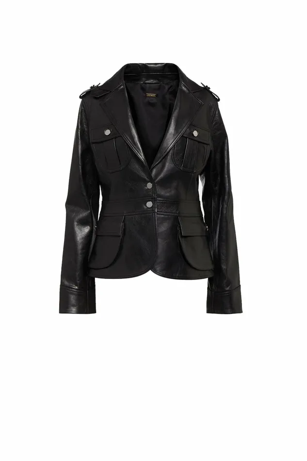 DODO BAR OR Leather ROTEM JACKET Black 8211 Women