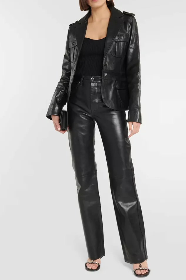 DODO BAR OR Leather ROTEM JACKET Black 8211 Women