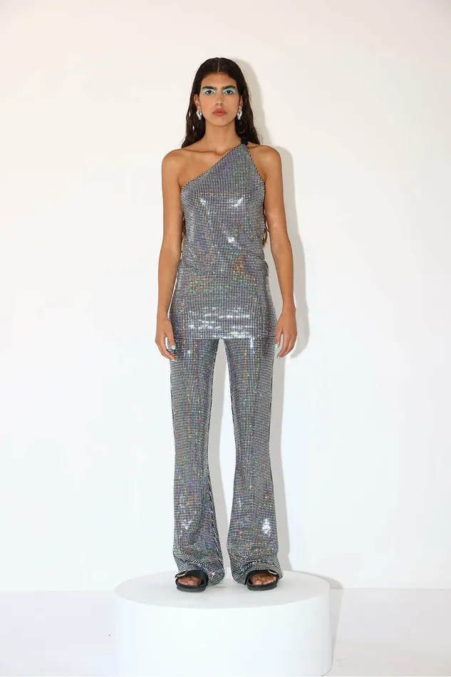 DODO BAR OR Night Out Gabrielle Pants Silver 8211 Women