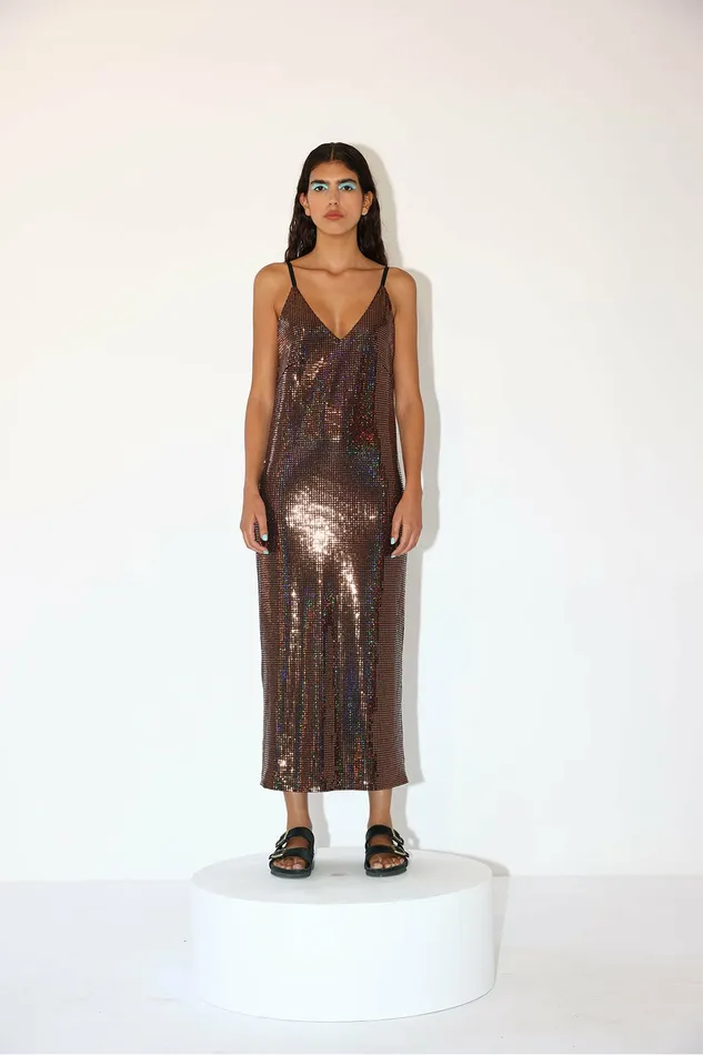 DODO BAR OR Night Out Hillie Dress Bronze 8211 Women