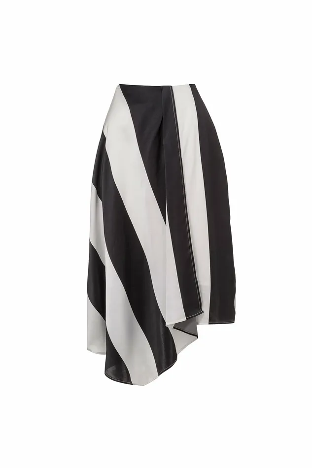 DODO BAR OR Skirts Emelie Strips Skirt Black White Print 8211 Women