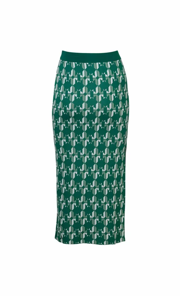 DODO BAR OR Skirts Kari Skirt Green Combo 8211 Women DODO BAR OR Skirts Kari Skirt Green Combo 8211 Women