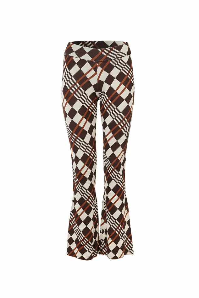 DODO BAR OR Trousers Lola Pants Dark Brown Combo 8211 Women