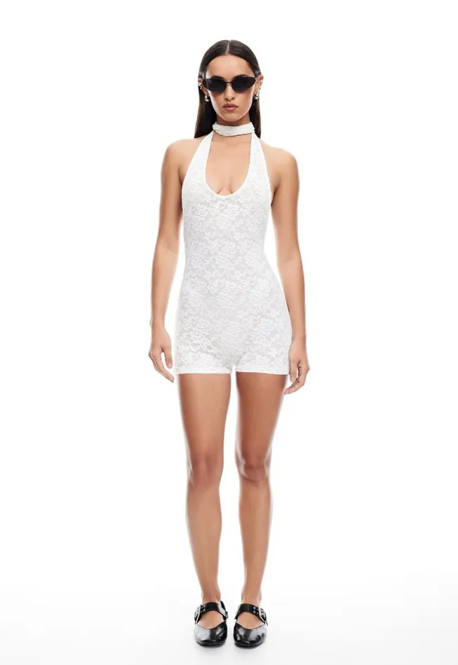 Dresses Women Lioness Fashion ACE ROMPER Porcelain
