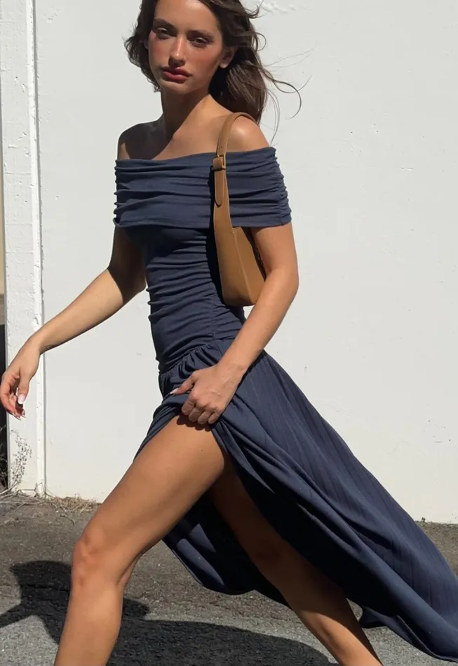 Dresses Women Lioness Fashion FIELD OF DREAMS MAXI Navy Dresses Women Lioness Fashion FIELD OF DREAMS MAXI Navy