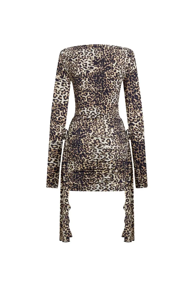 Dresses Women Lioness Fashion GLORY MINI Leopard Fade Dresses Women Lioness Fashion GLORY MINI Leopard Fade