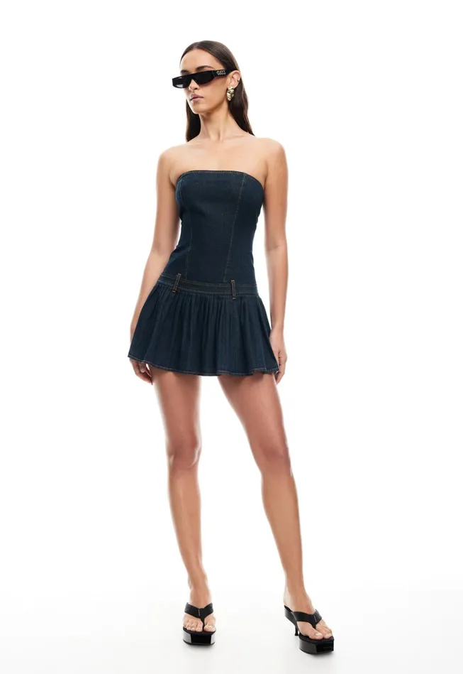 Dresses Women Lioness Fashion IN BLOOM MINI DRESS Indigo