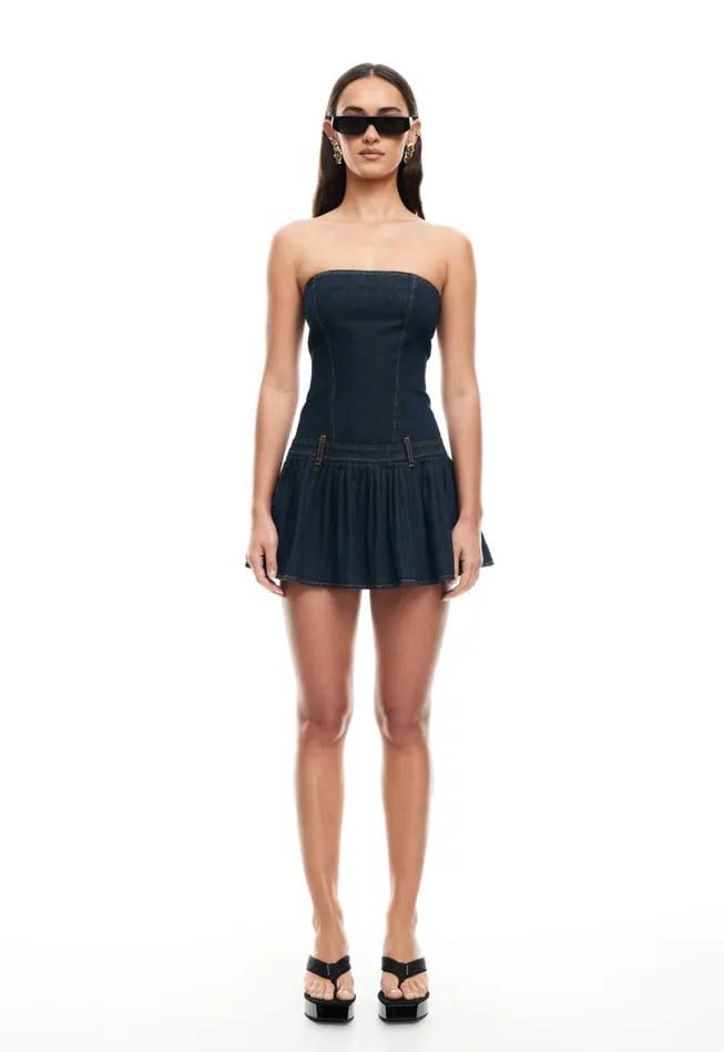 Dresses Women Lioness Fashion IN BLOOM MINI DRESS Indigo Dresses Women Lioness Fashion IN BLOOM MINI DRESS Indigo