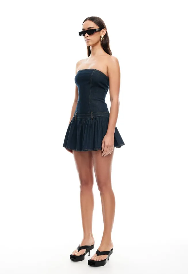 Dresses Women Lioness Fashion IN BLOOM MINI DRESS Indigo Dresses Women Lioness Fashion IN BLOOM MINI DRESS Indigo