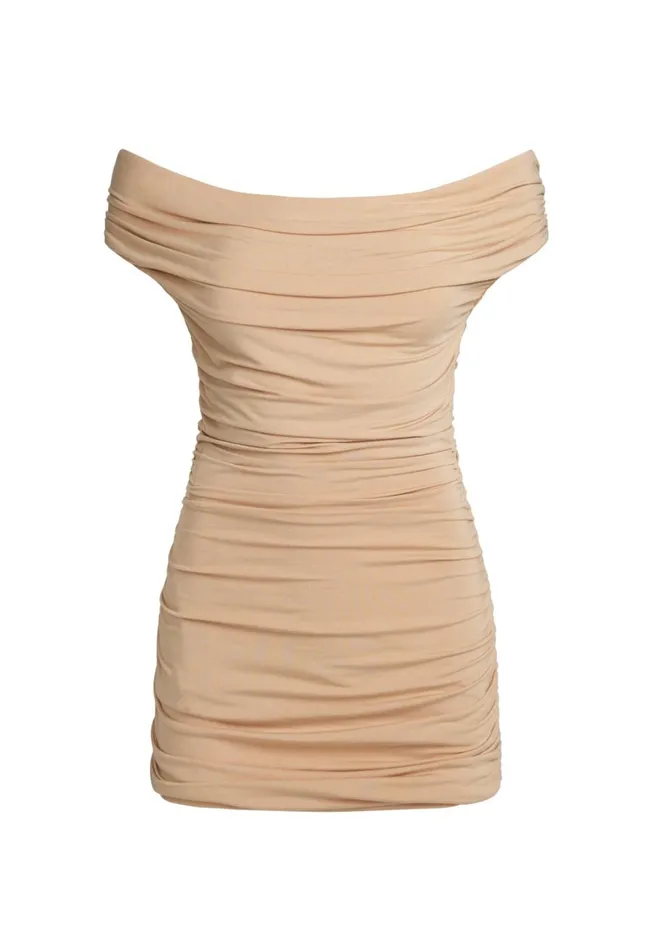Dresses Women Lioness Fashion MONACO MINI DRESS Camel Dresses Women Lioness Fashion MONACO MINI DRESS Camel