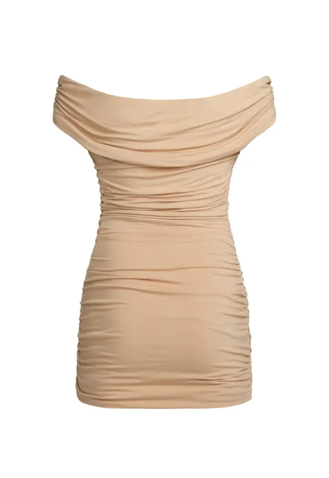 Dresses Women Lioness Fashion MONACO MINI DRESS Camel Dresses Women Lioness Fashion MONACO MINI DRESS Camel