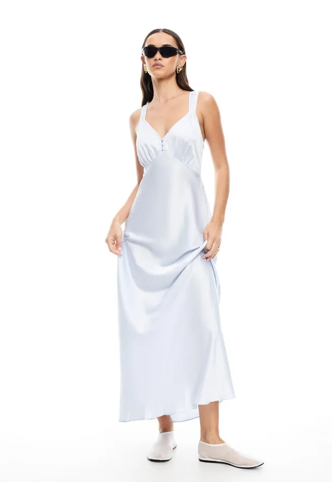 Dresses Women Lioness Fashion PRACTICAL MAGIC MAXI Pale Blue