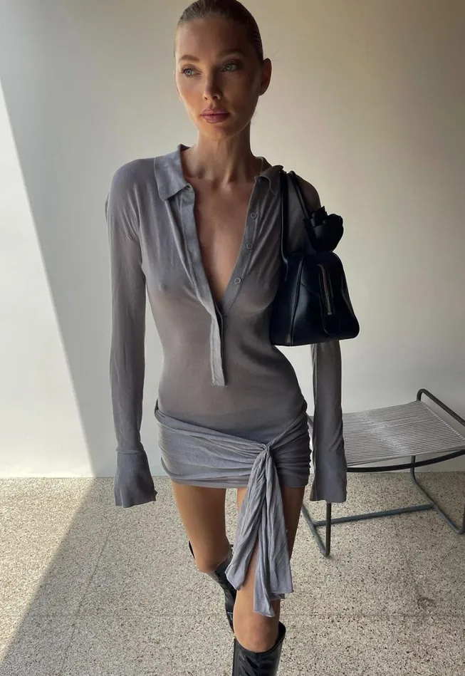 Dresses Women Lioness Fashion SOHO MINI DRESS Grey Dresses Women Lioness Fashion SOHO MINI DRESS Grey