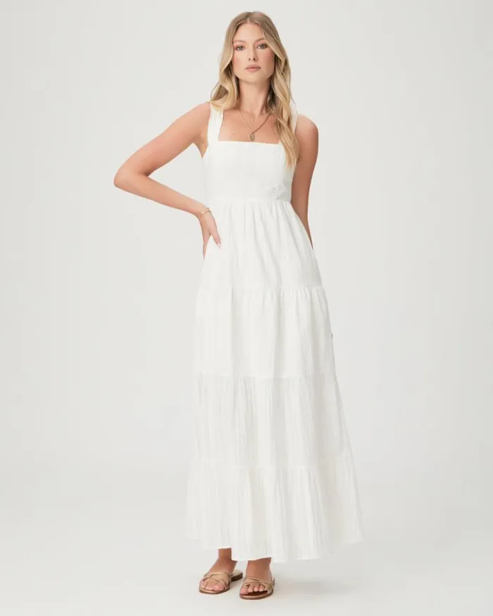 Dresses Women PAIGE Ginseng Dress 8211 White Dresses Women PAIGE Ginseng Dress 8211 White