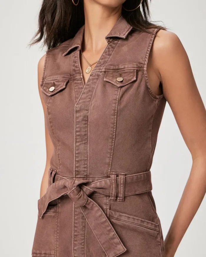Dresses Women PAIGE Kelsee Dress 8211 Vintage Brunette Dresses Women PAIGE Kelsee Dress 8211 Vintage Brunette