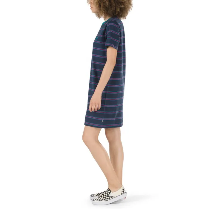 Dresses Women Vans Kaye Stripe Tee Dress Dress Blues Dresses Women Vans Kaye Stripe Tee Dress Dress Blues