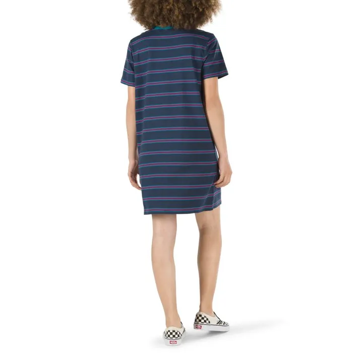 Dresses Women Vans Kaye Stripe Tee Dress Dress Blues Dresses Women Vans Kaye Stripe Tee Dress Dress Blues