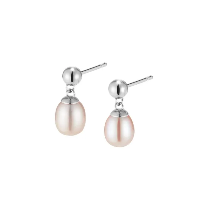 Earrings Women Olivia Burton By The Sea Pearl Silver Tone Drop Earrings