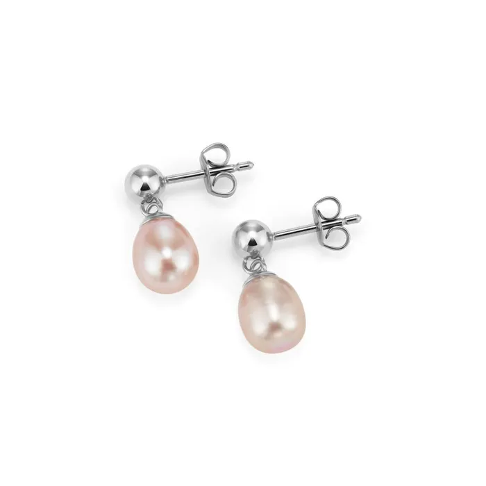 Earrings Women Olivia Burton By The Sea Pearl Silver Tone Drop Earrings