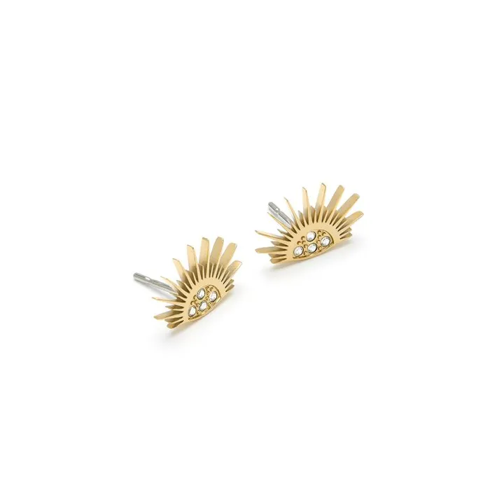 Earrings Women Olivia Burton Celestial Sun Gold Plated Stud Earrings