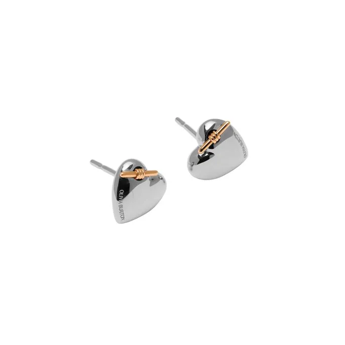 Earrings Women Olivia Burton Knot Heart Silver Stud Earrings Earrings Women Olivia Burton Knot Heart Silver Stud Earrings